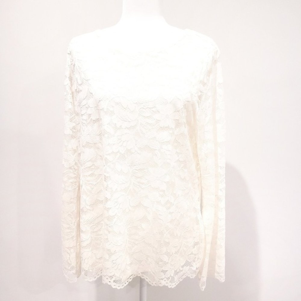 Ellen Tracy Lace Blouse NWT